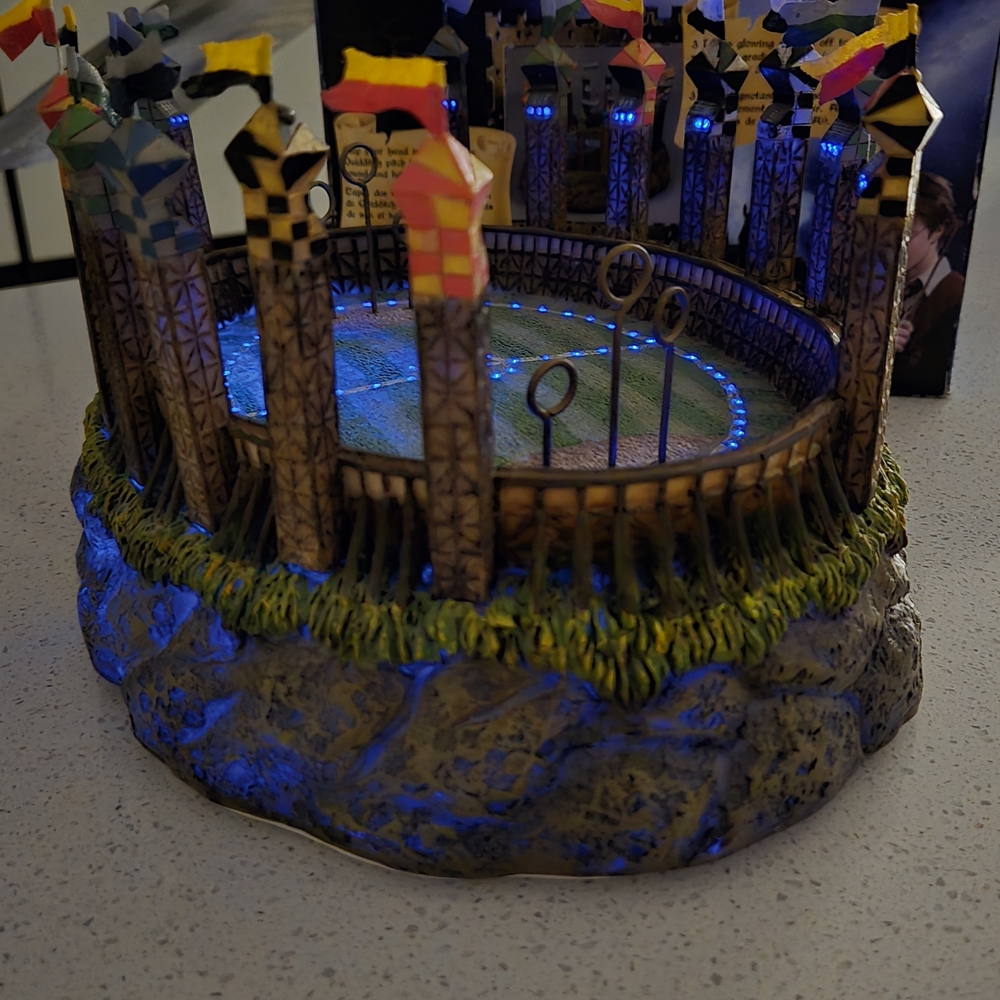 Quidditch Stadium Light-Up Display